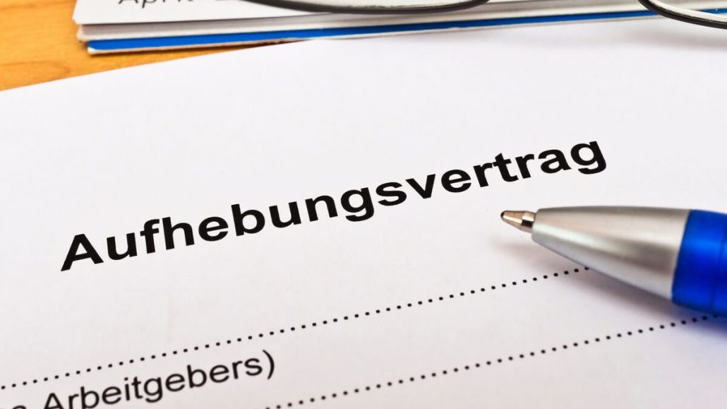 Aufhebungsvertrag