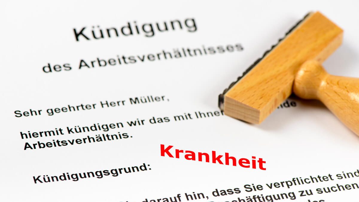 Kündigung wegen Krankheit