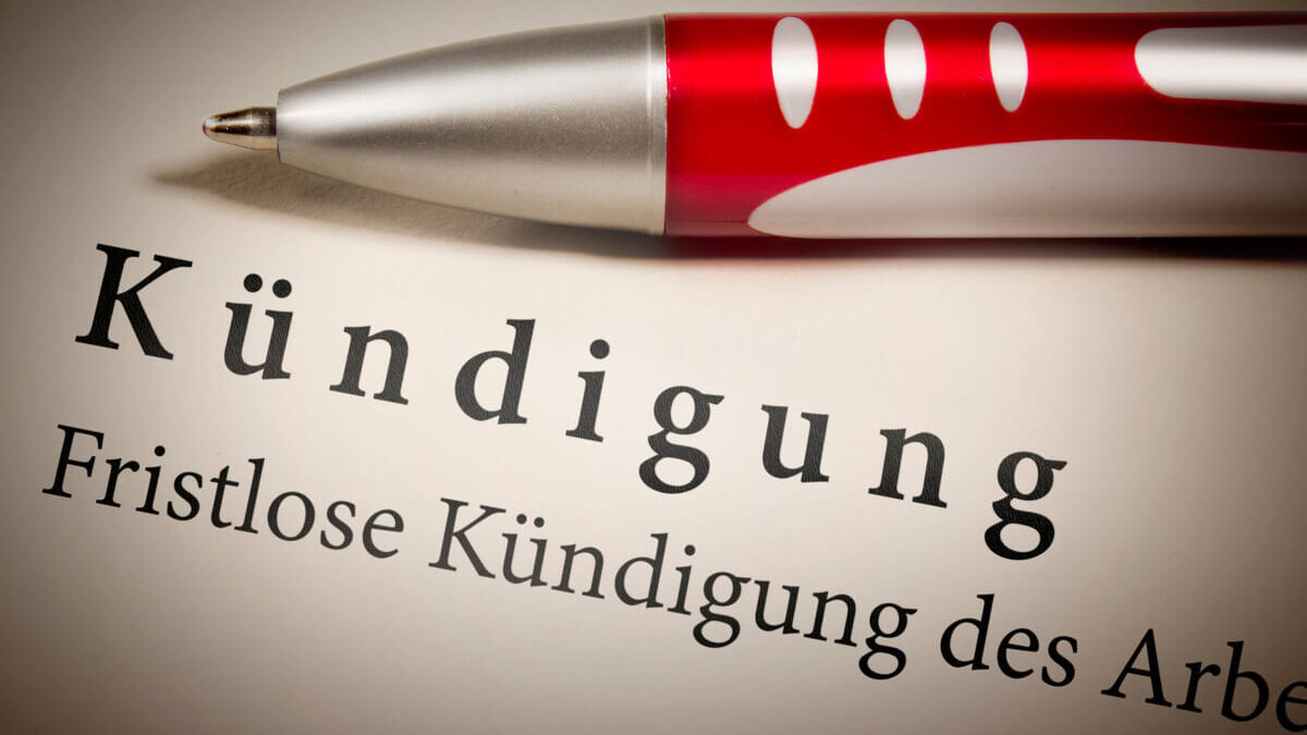 Termination without notice